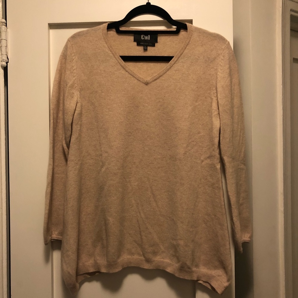 100% Cashmere Camel Sweater